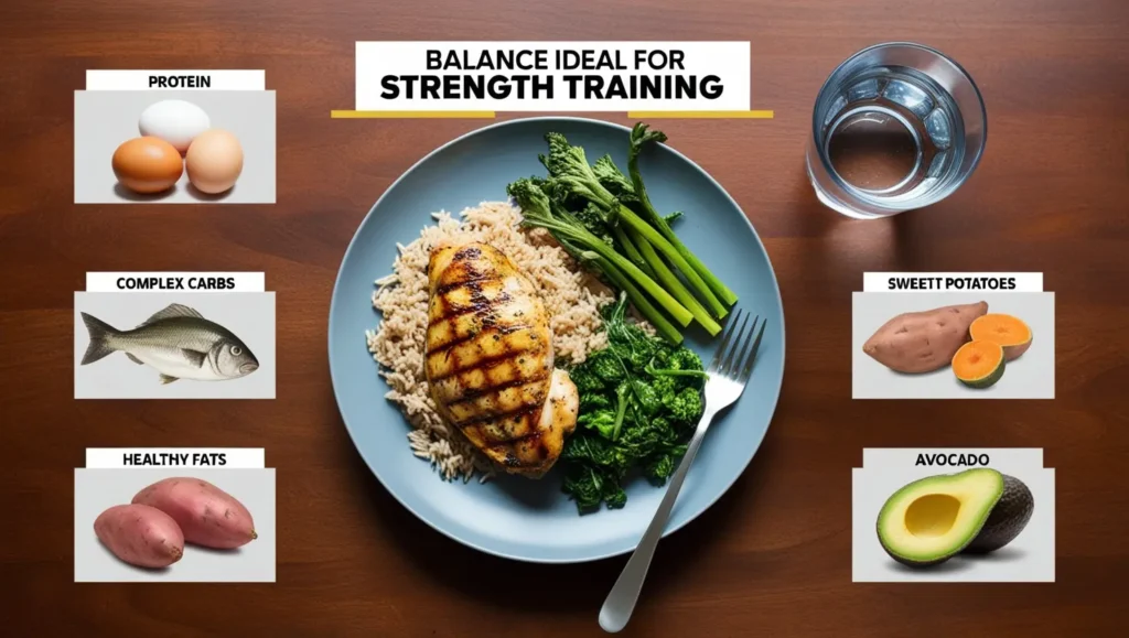 Beginner's guide to strength training: 2024 In Depth Guide Nutrition 101: Eating Right for Strength Gains