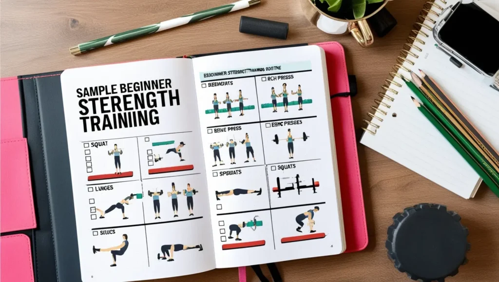 Beginner's guide to strength training: 2024 In Depth Guide Sample Beginner Workout Routine