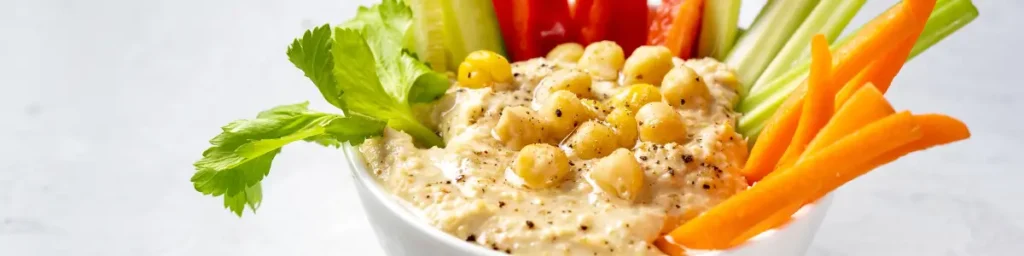 I Tried 100 Healthy Snacks… Here Are The Best 5! Hummus with Veggie Sticks